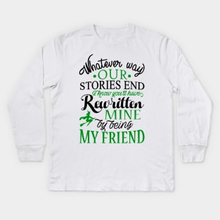 Being My Friend Kids Long Sleeve T-Shirt